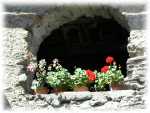 arco con fiori